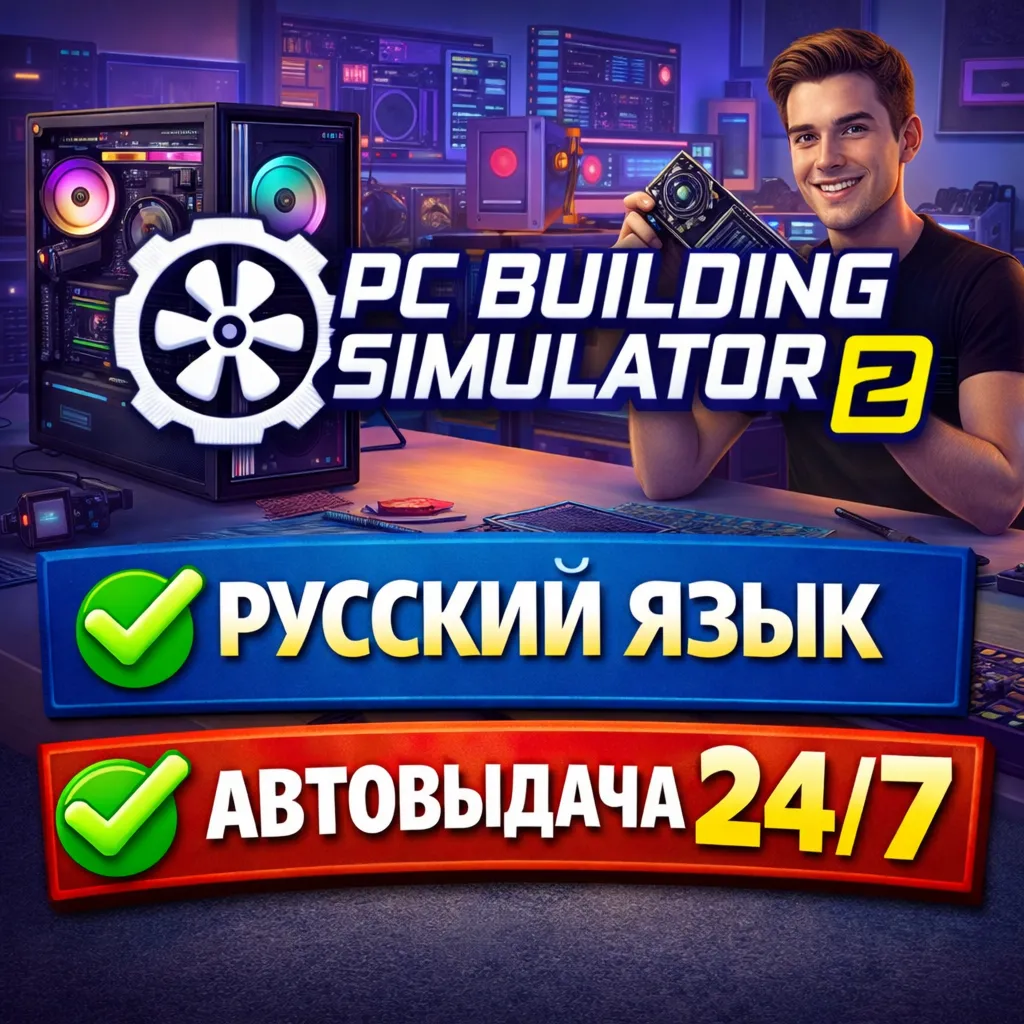 PC Building Simulator 2 РУССКИЙ АВТОВЫДАЧА 24/7