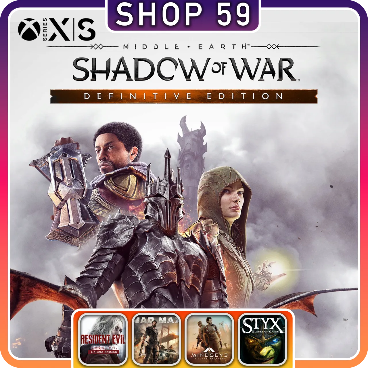 Middle Earth Shadow Of War XBOX 5 ТОП ИГРЫ (аренда)
