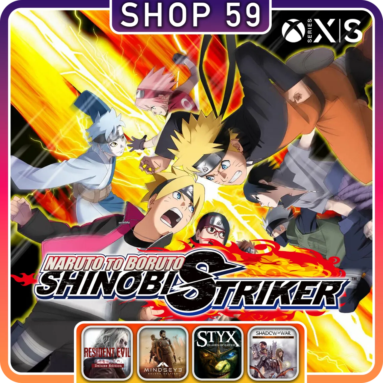 Naruto to Boruto: Shinobi Striker XBOX 5 ТОП ИГРЫ (аренда)