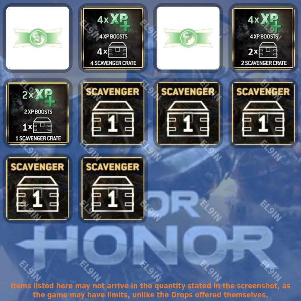 For Honor Твич Дропсы 10 предметов