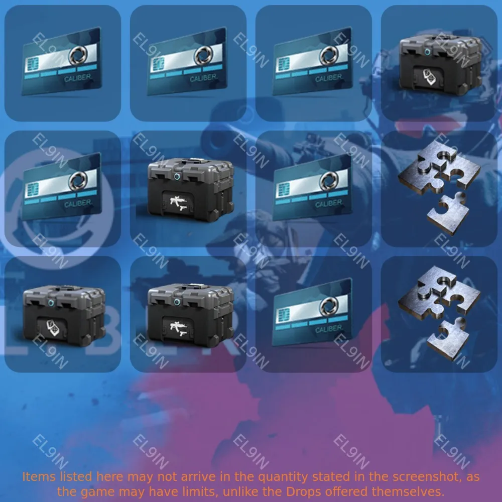 Caliber Твич Дропсы 12 предметов