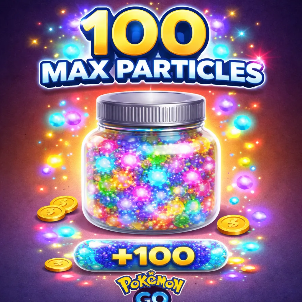 Pokemon Go 100 Max Particles Ключ – глобальный
