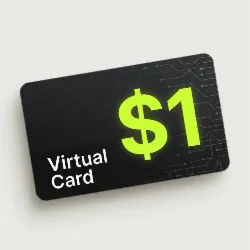 $1 Виртуальная карта для Perplexity & Amazon AWS
