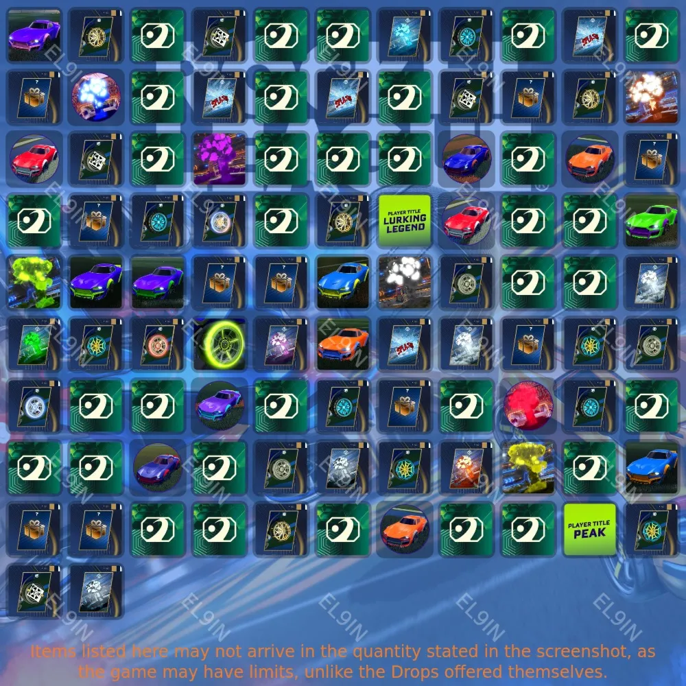 💥Rocket League🎈Твич Дропсы✅101 предметов + 🎁
