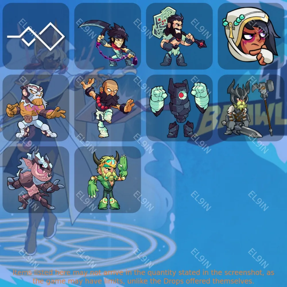 👾Brawlhalla🎮Твич Дропсы👑10 предметов + 🎁