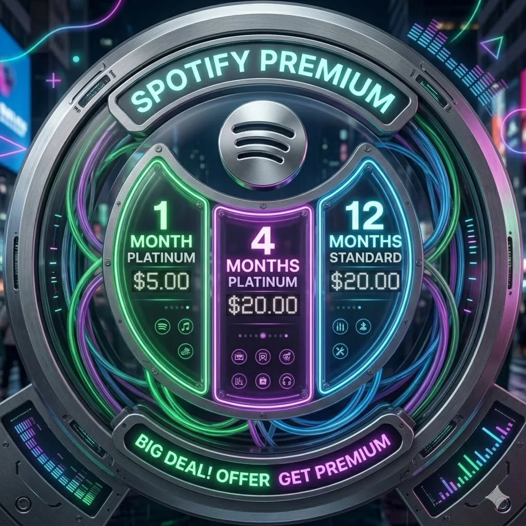 Spotify Premium (1, 2, 4 или 12 месяцев) — тарифы Platinum и Standard