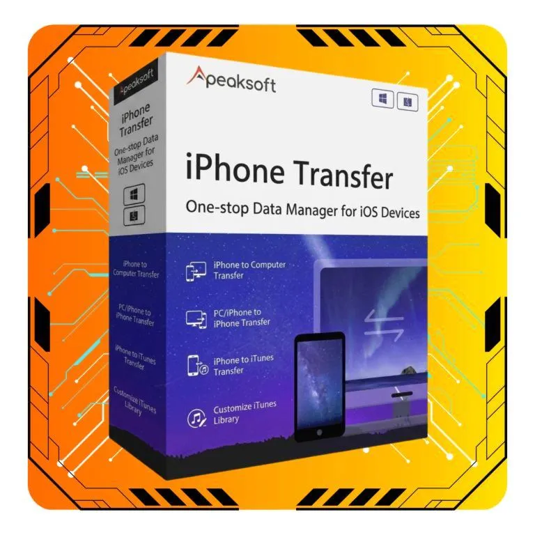 Apeaksoft iPhone Transfer Лицензионный ключ 1 год