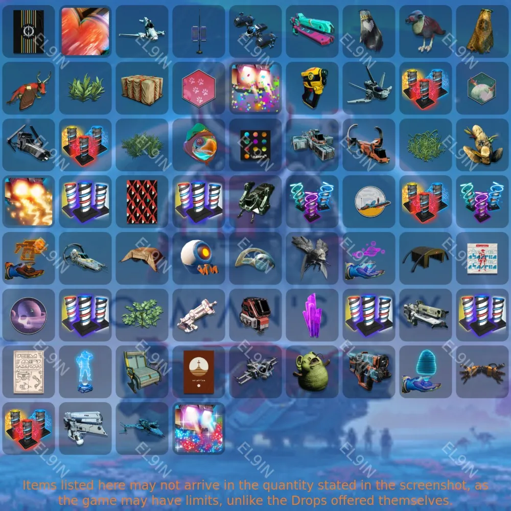 🎯No Man's Sky🔥Твич Дропсы🎈76 предметов + 🎁