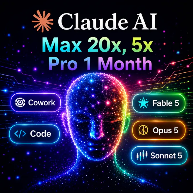 Claude Max 20x, 5x, Pro: Claude Fable 5, Claude Opus 5 | БЫСТРО, ПОЛНАЯ ГАРАНТИЯ