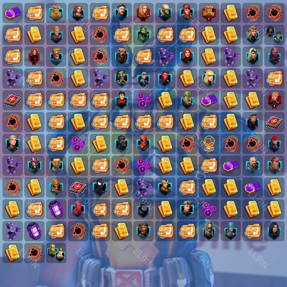 💫MARVEL Strike Force👑Твич Дропсы🎈147 предметов + 🎁