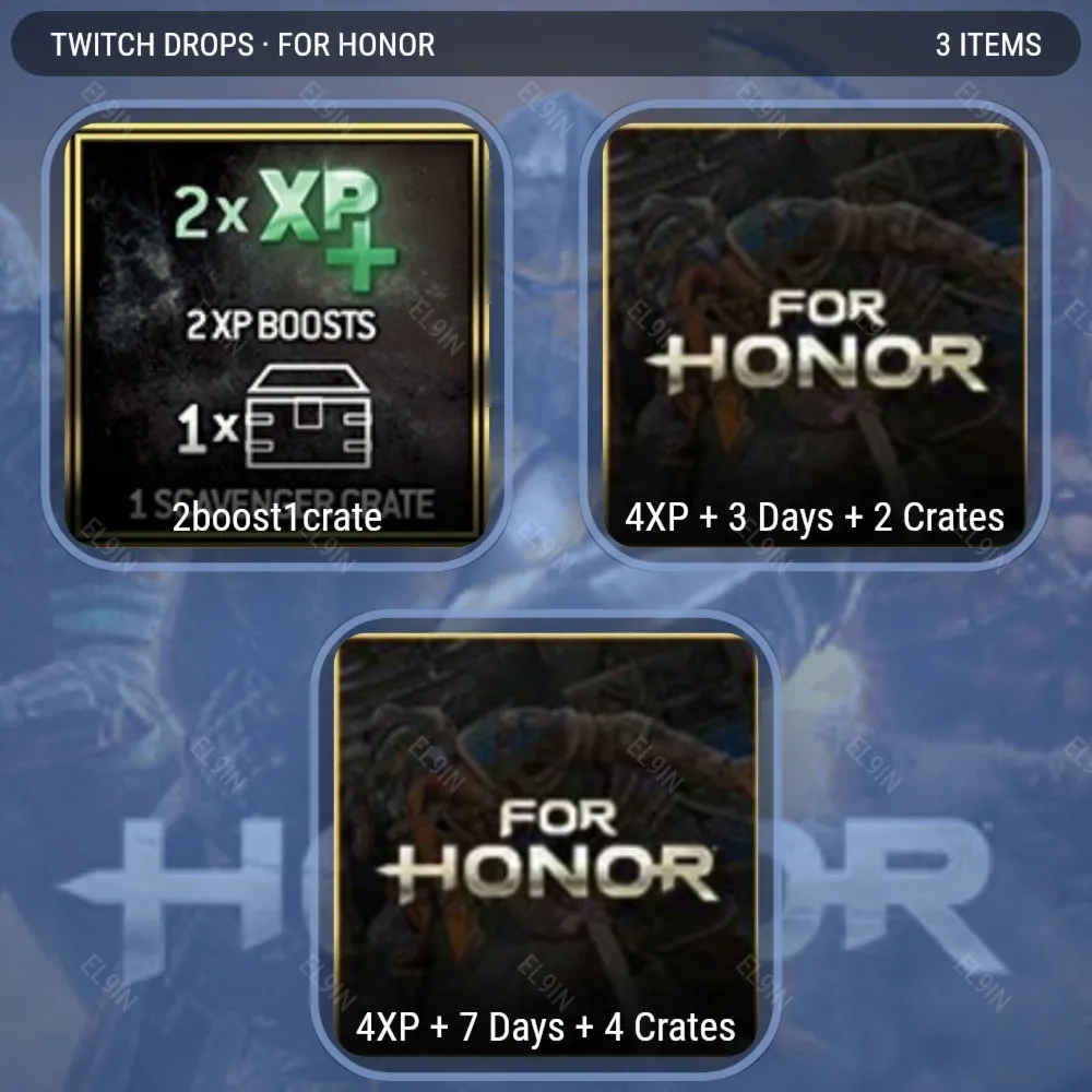 🚀For Honor🌌Твич Дропсы✨3 предметов + 🎁