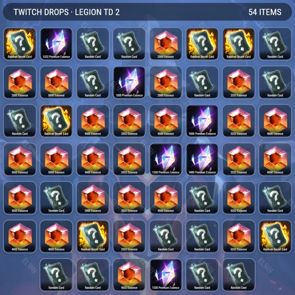 ✨Legion TD 2🎮Твич Дропсы🎖️54 предметов + 🎁