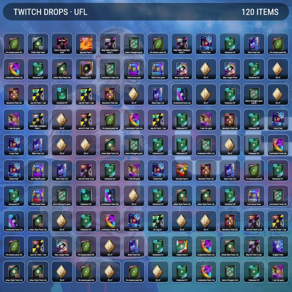 👾UFL🧨Твич Дропсы👾120 предметов + 🎁