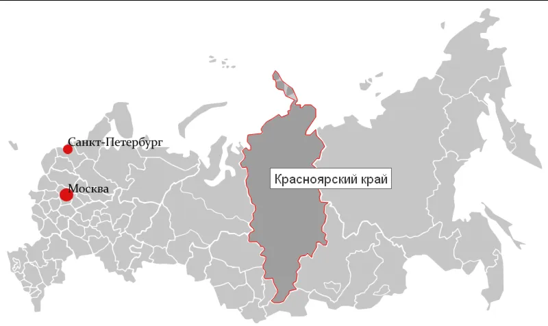 Скрипт карты России с регионами и субъектами 89