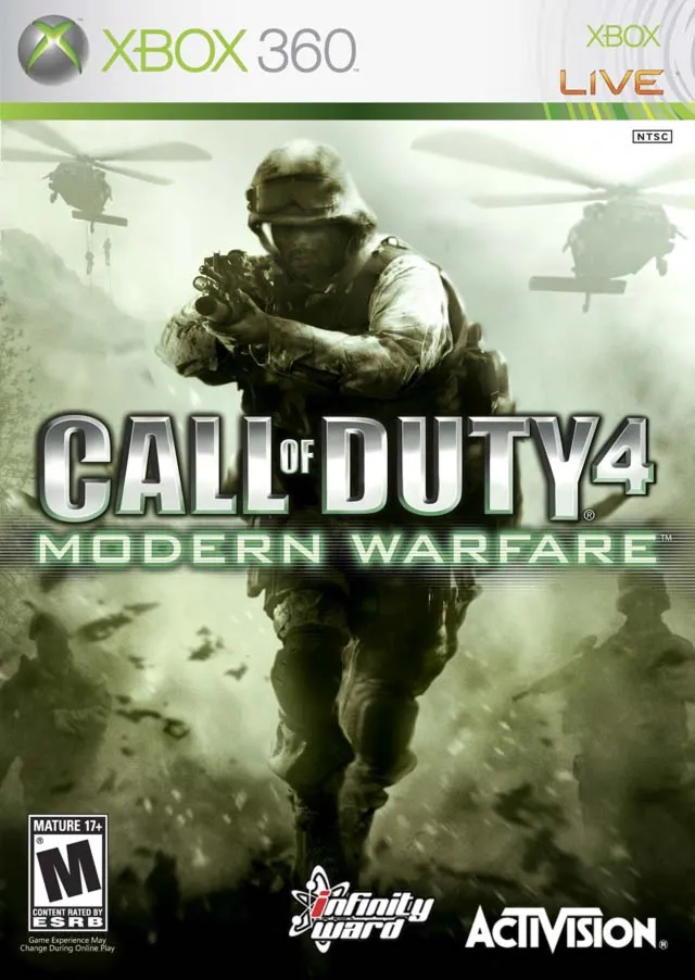 57 XBOX 360 Call of Duty : Modern Warfare 1 2 3