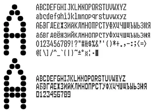 Шрифт ККМ матричного принтера EPSON TM-U950 вер.2(ttf)