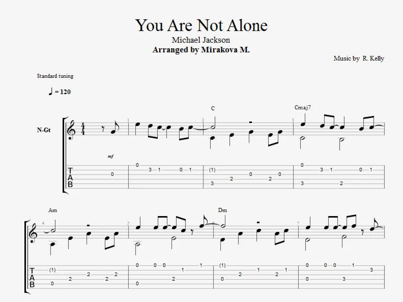 You Are Not Alone – Michael Jackson