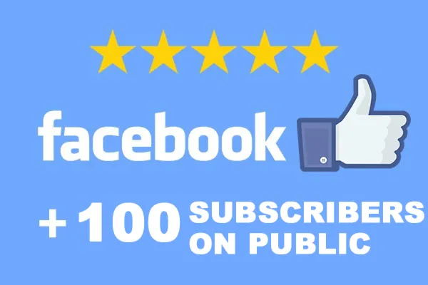 100 Подписчиков в паблик FACEBOOK для Бизнеса