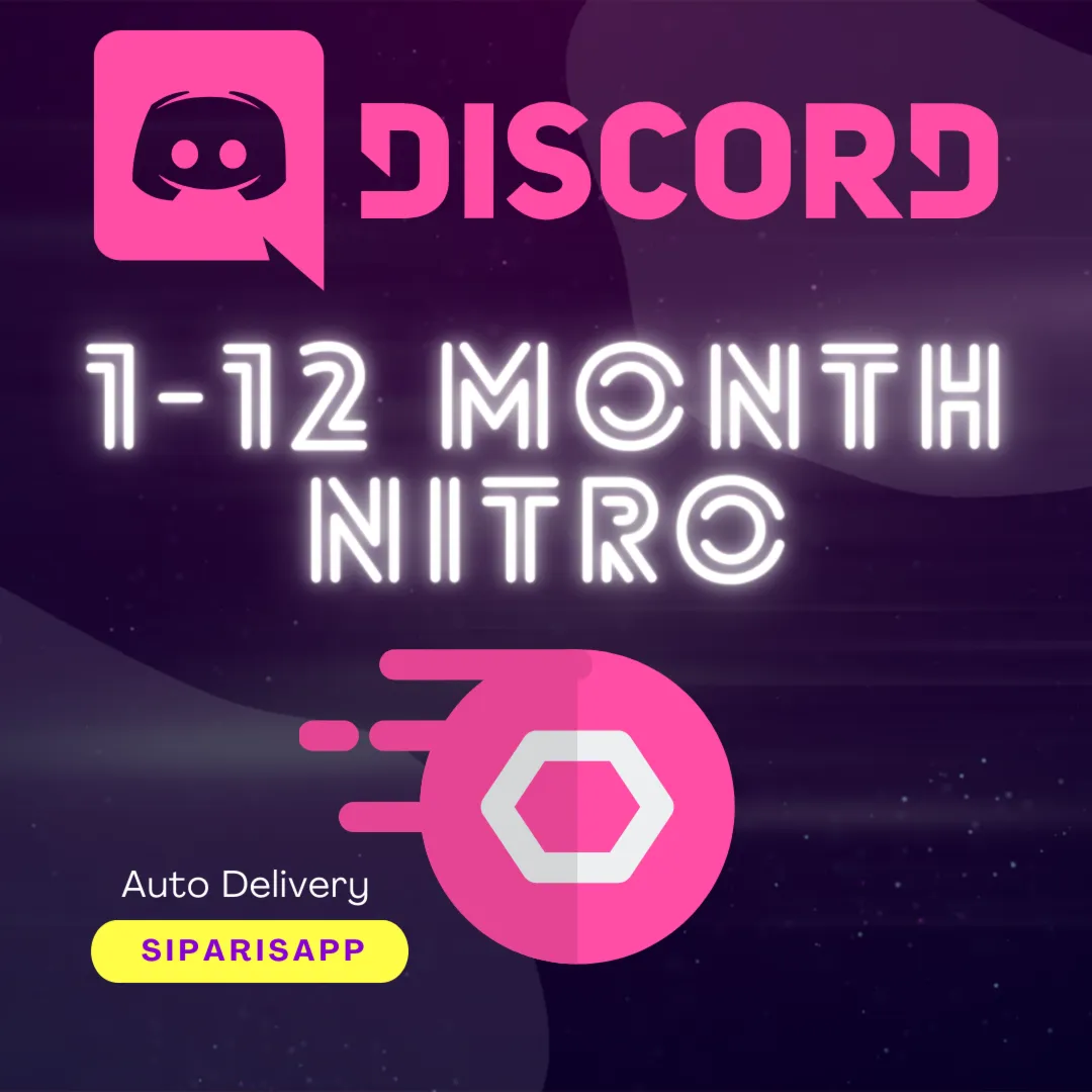 БЫСТРО DISCORD NITRO 1-12 МЕСЯЦ ЛЮБОЙ АККАУНТ