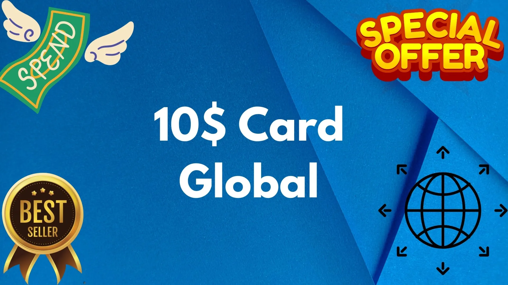 10 CARD GLOBAL All Services/Google/Others.ect