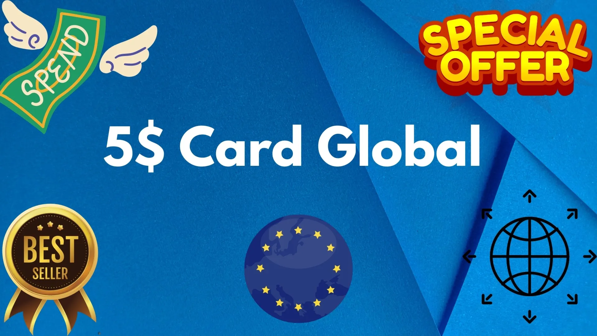 5 Card Global All Services/Subscriptions/Others