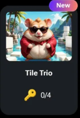 Tile Trio КОДЫ НА КЛЮЧИ ДЛЯ HAMSTER KOMBAT
