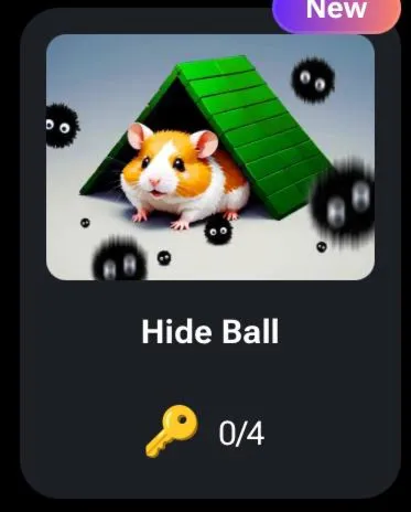 Hide Ball КОДЫ НА КЛЮЧИ ДЛЯ HAMSTER KOMBAT
