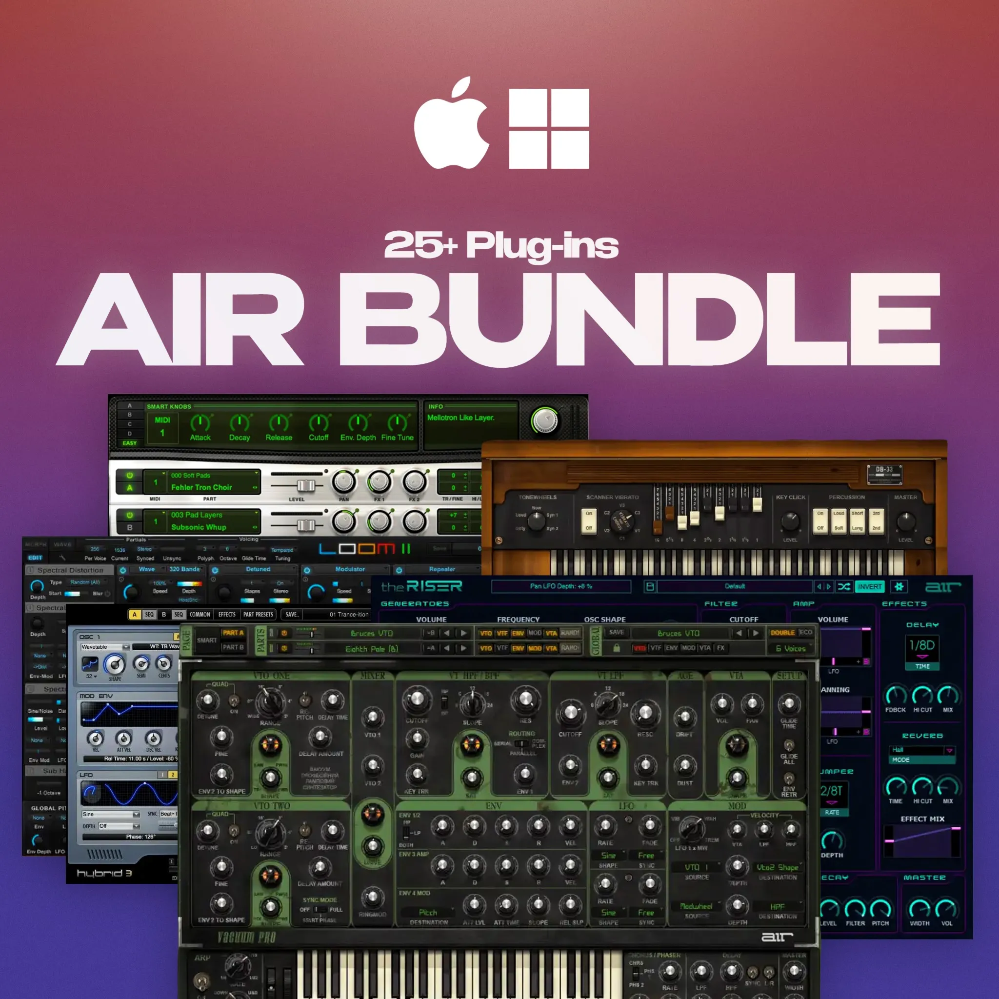 AIR Bundle 20 ПЛАГИНОВ БЫСТРО Ключ для iLok