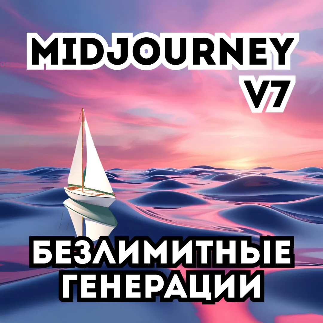 MIDJOURNEY V7 БЕЗЛИМИТ ПОДПИСКА ПОДАРОК