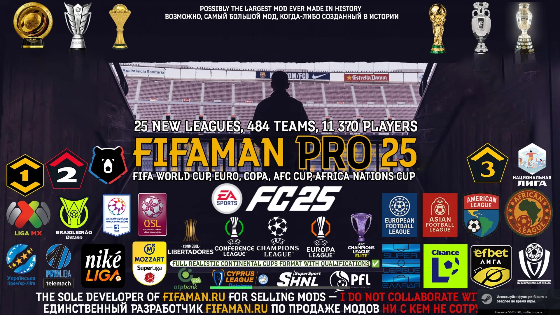 FIFAMAN PRO 25 v1.1 TU21 EA FC 25 РПЛ