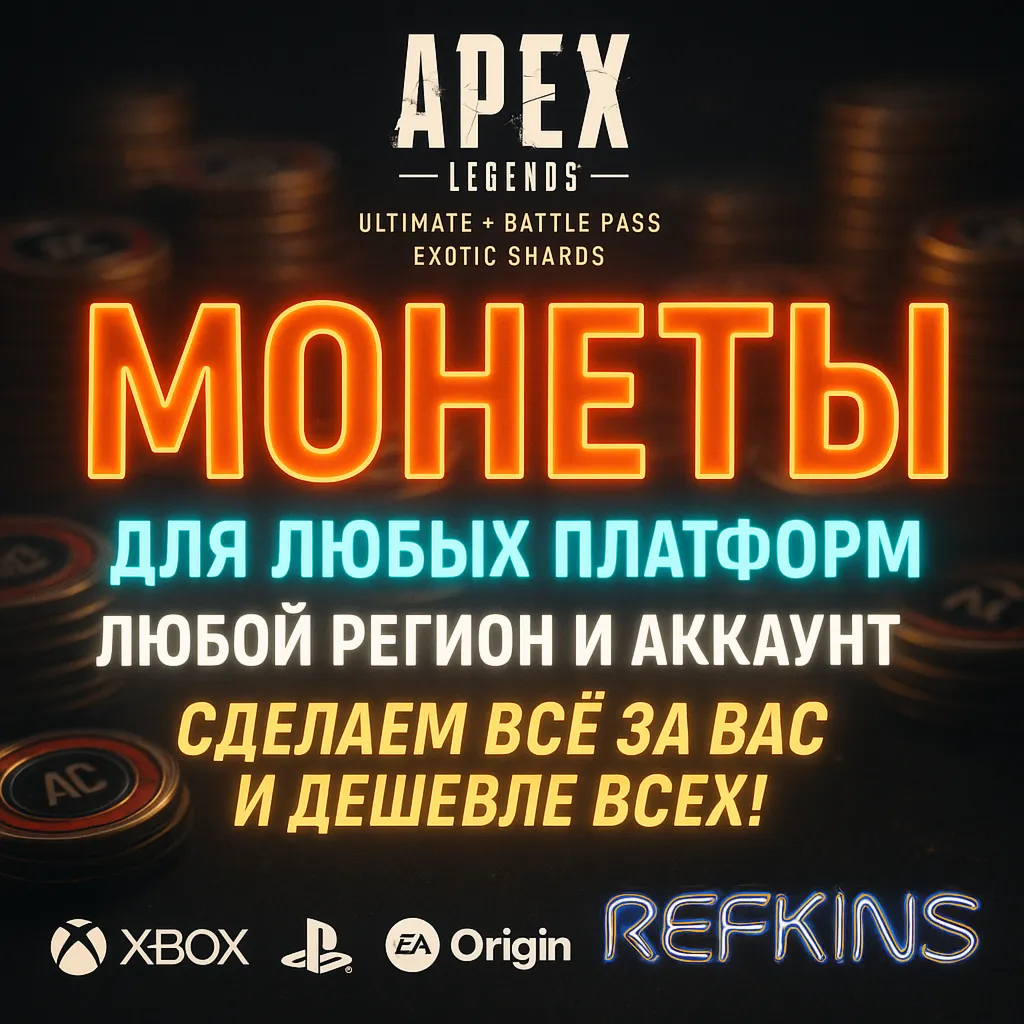 APEX LEGENDS Монеты XBOX/PS/PC/EA APP ОСКОЛКИ ПРОПУСК