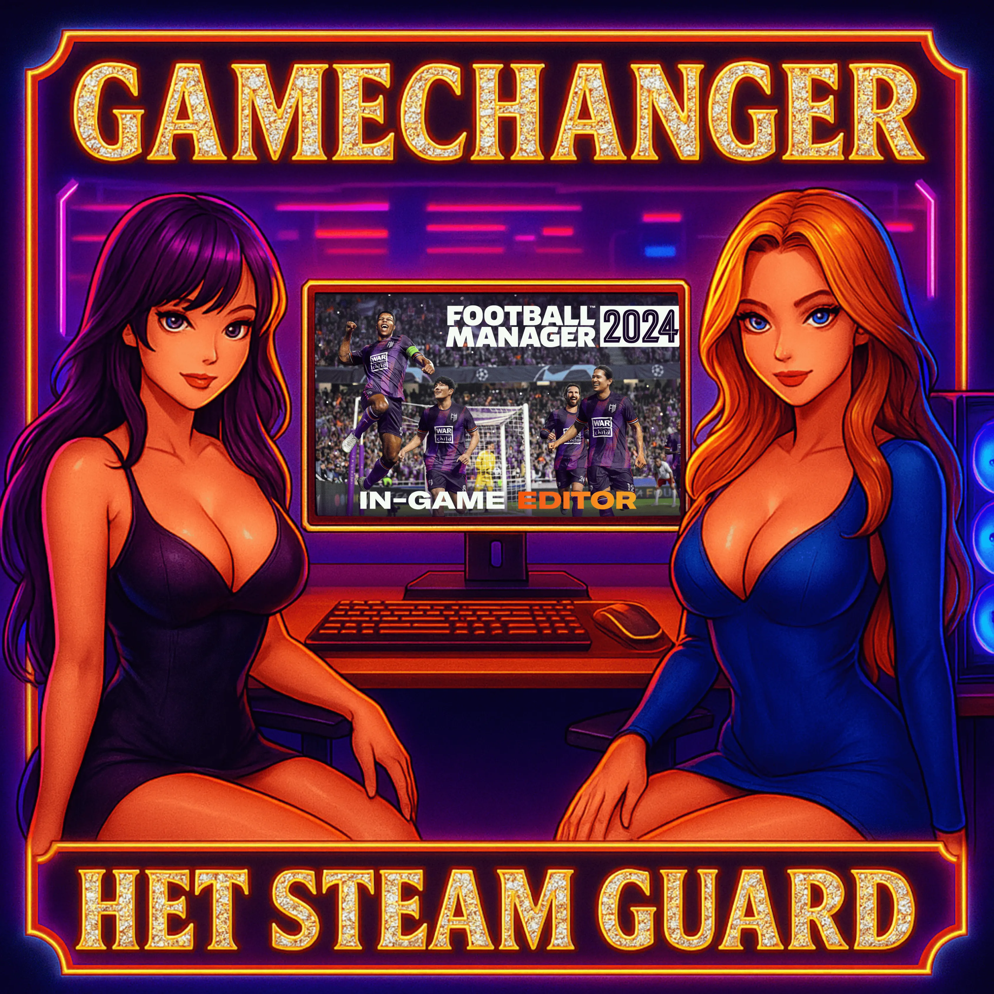 НЕТ GUARD FOOTBALL MAGANER 2024 IN-GAME EDITOR STEAM