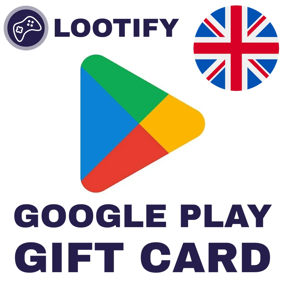 Google Play Gift Card 5/10/25/50/100 GBP UK
