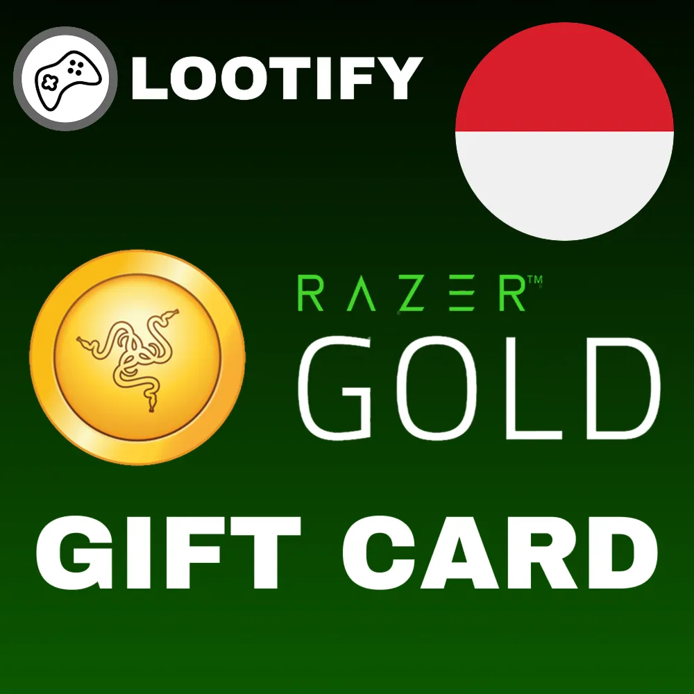 Razer Gold Gift Card 10000-500000 IDR Индонезия