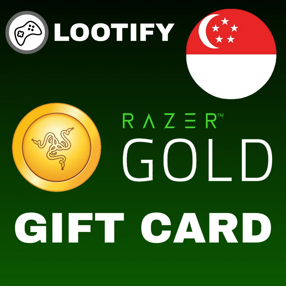 Razer Gold Gift Card 5/10/50/100 SGD Сингапур