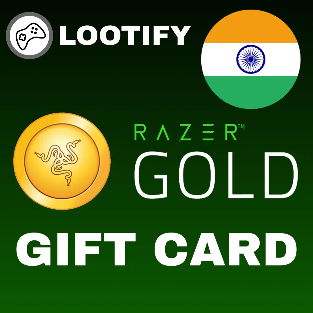 Razer Gold Gift Card 50/100/500/1000 INR Индия