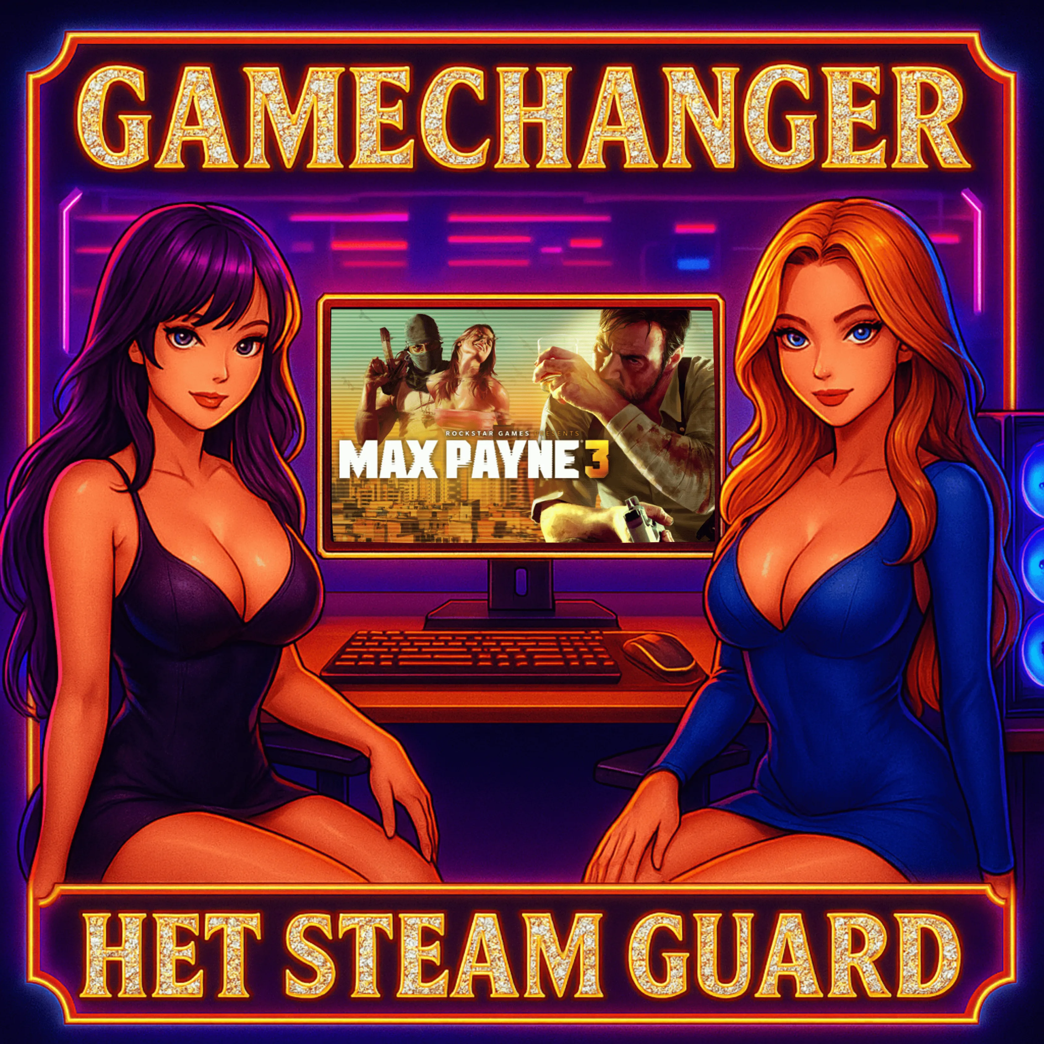 НЕТ GUARD MAX PAYNE 3 ВСЕ 12 DLC STEAM OFFLINE 24/7
