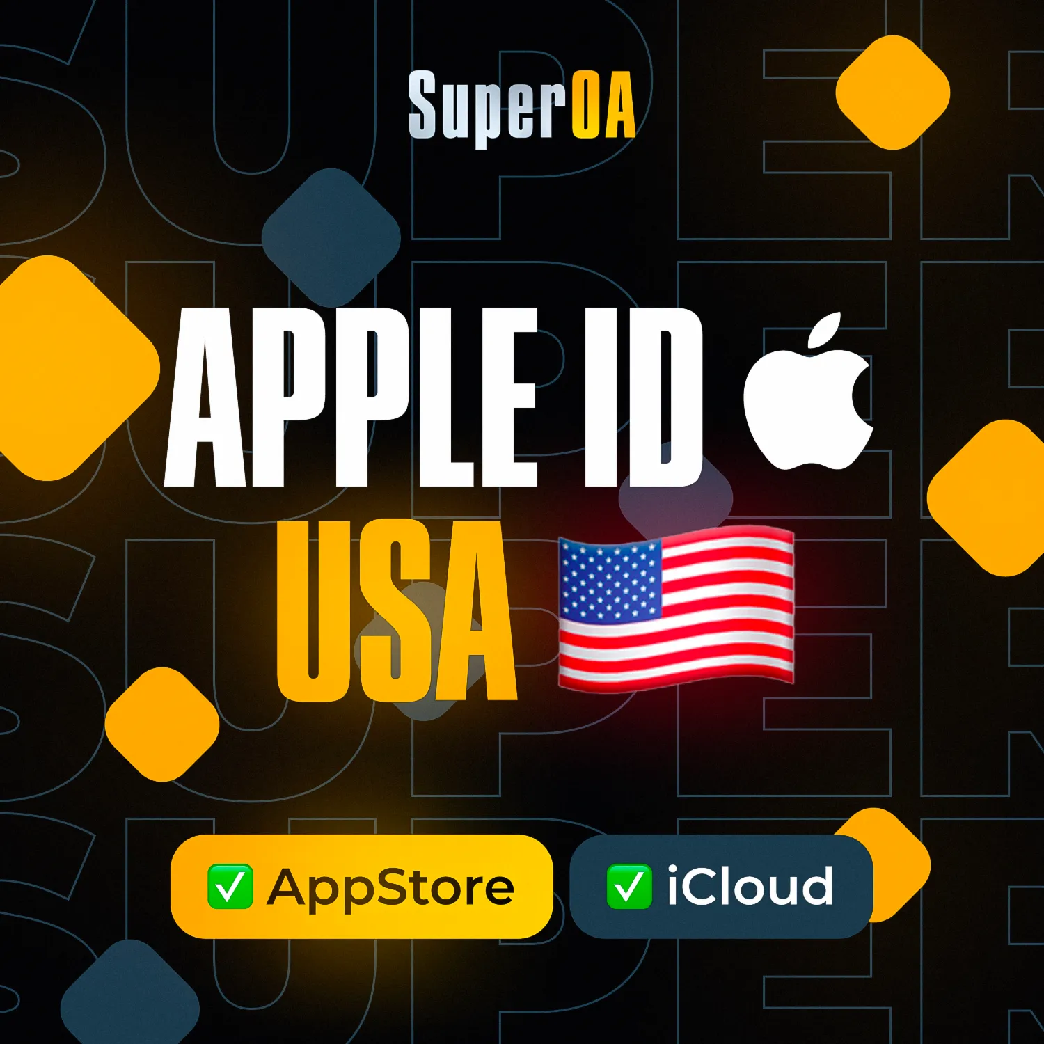 APPLE ID USA (AMERICA) ЛИЧНЫЙ АККАУНТ БЕЗ 2FA