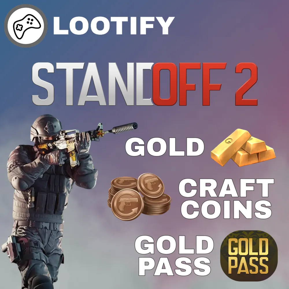 Standoff 2 (Донат Золото) по ID 100 – 3000 Голды