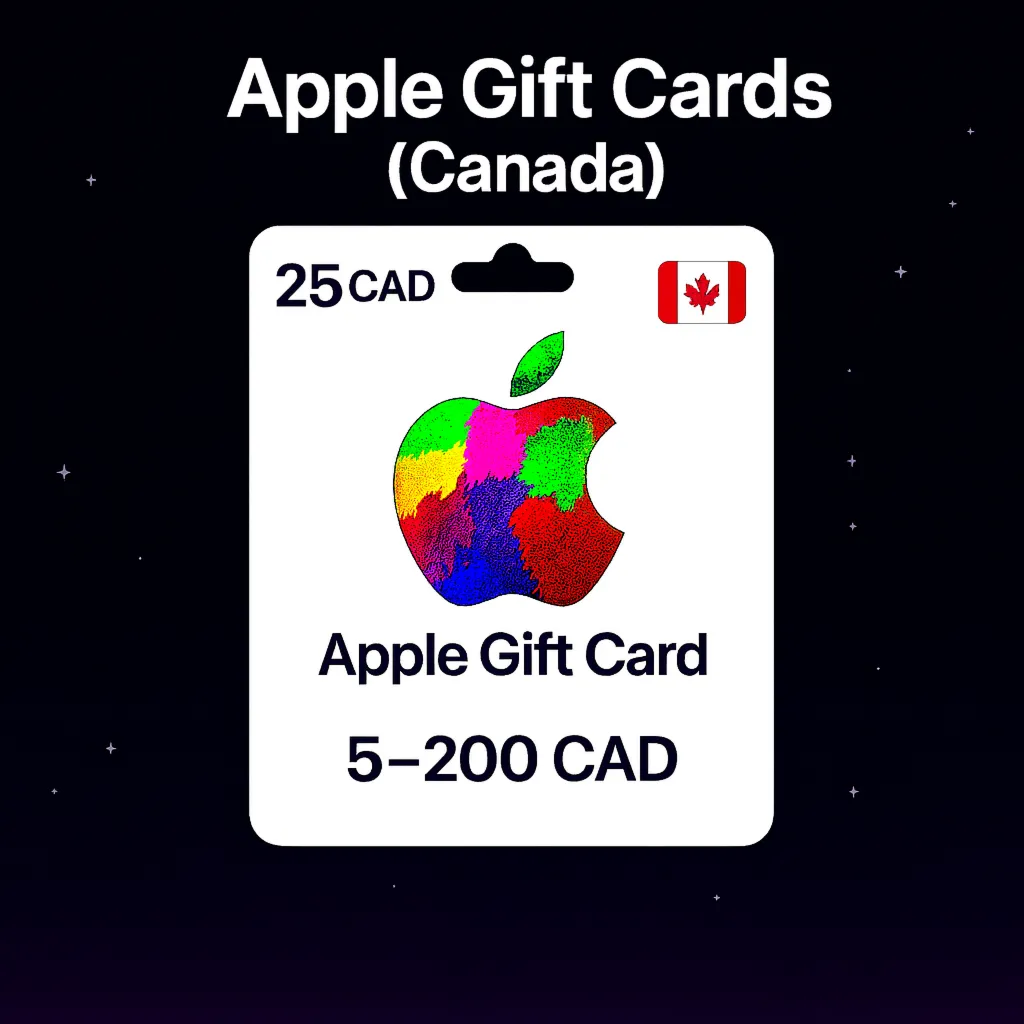 Apple Gift Cards (Канада) 5 200 CAD Коды пополнения