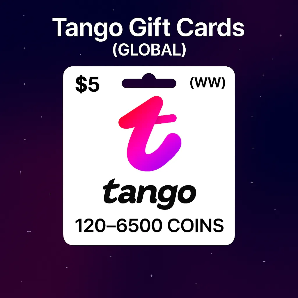 Tango Live Gift Cards 120 6500 монет Все регионы