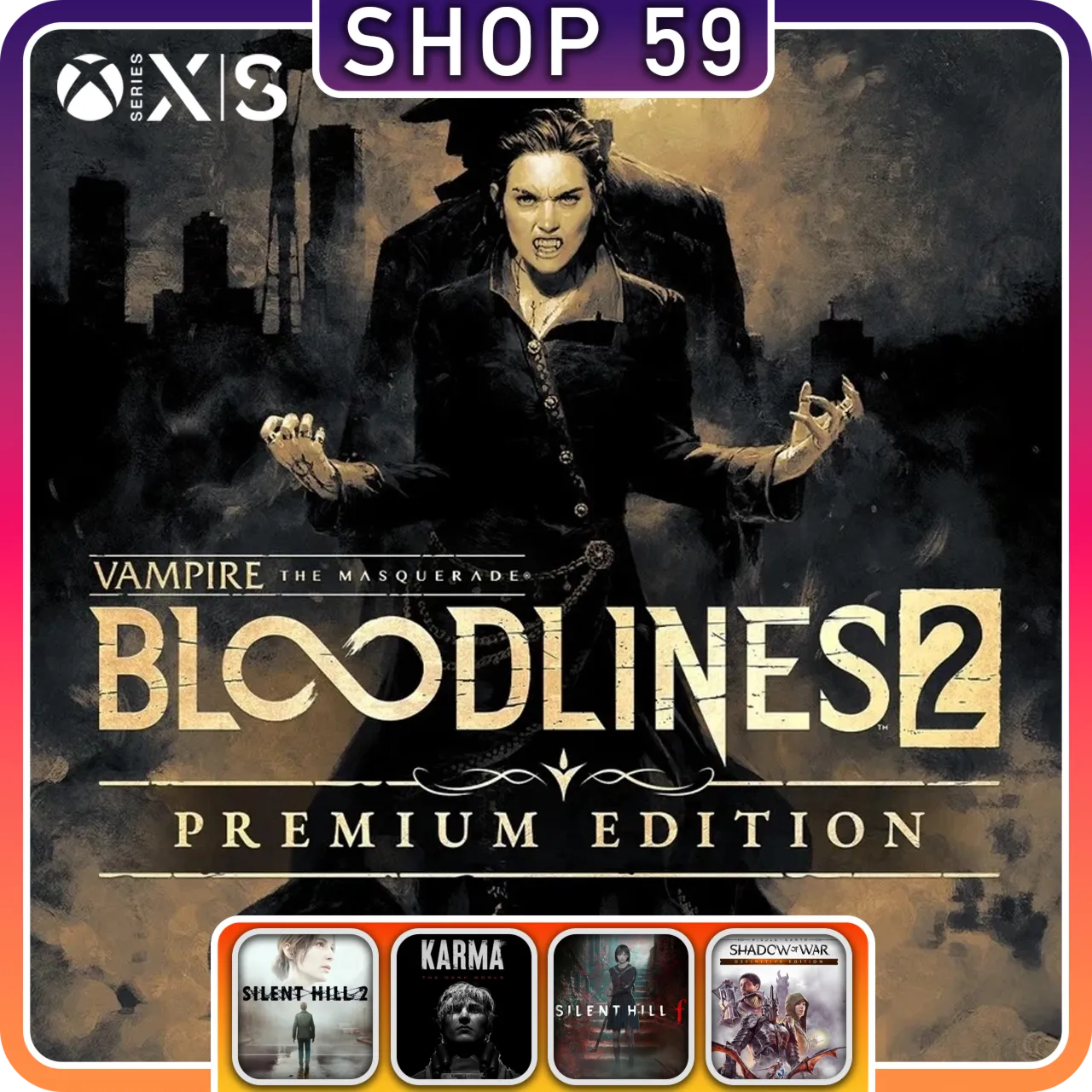 Vampire: Bloodlines 2 Premium 5 ТОП ИГРЫ XBOX аренда