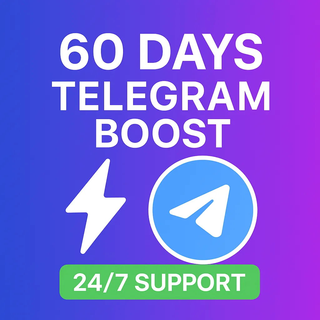 Бусты телеграм 60 дней голоса ОПТ тг буст