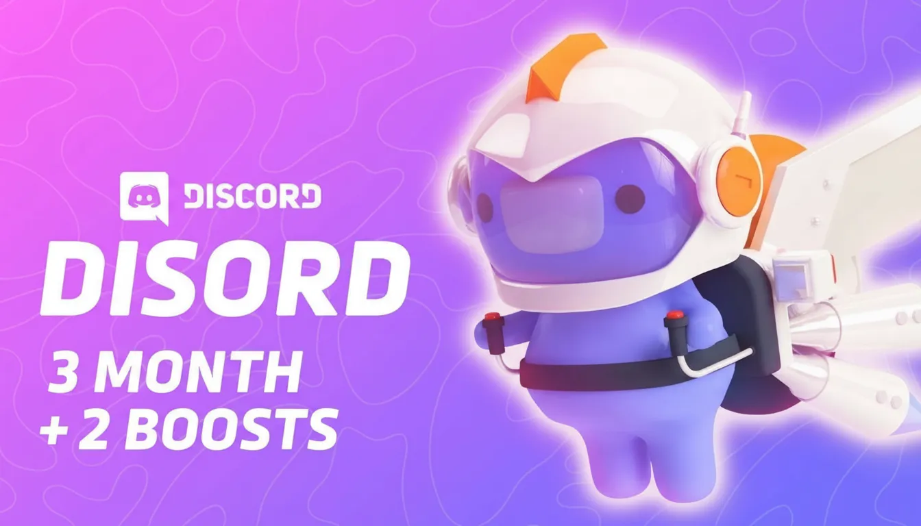 Discord Nitro – 3 МЕСЯЦА TRIAL 2 БУСТА