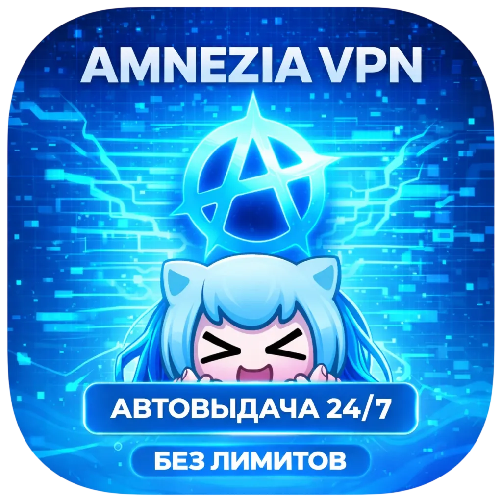 VPN / ВПН прокси Amnezia / Wireguard Германия от 1 месяца быстрый анонимный VPN