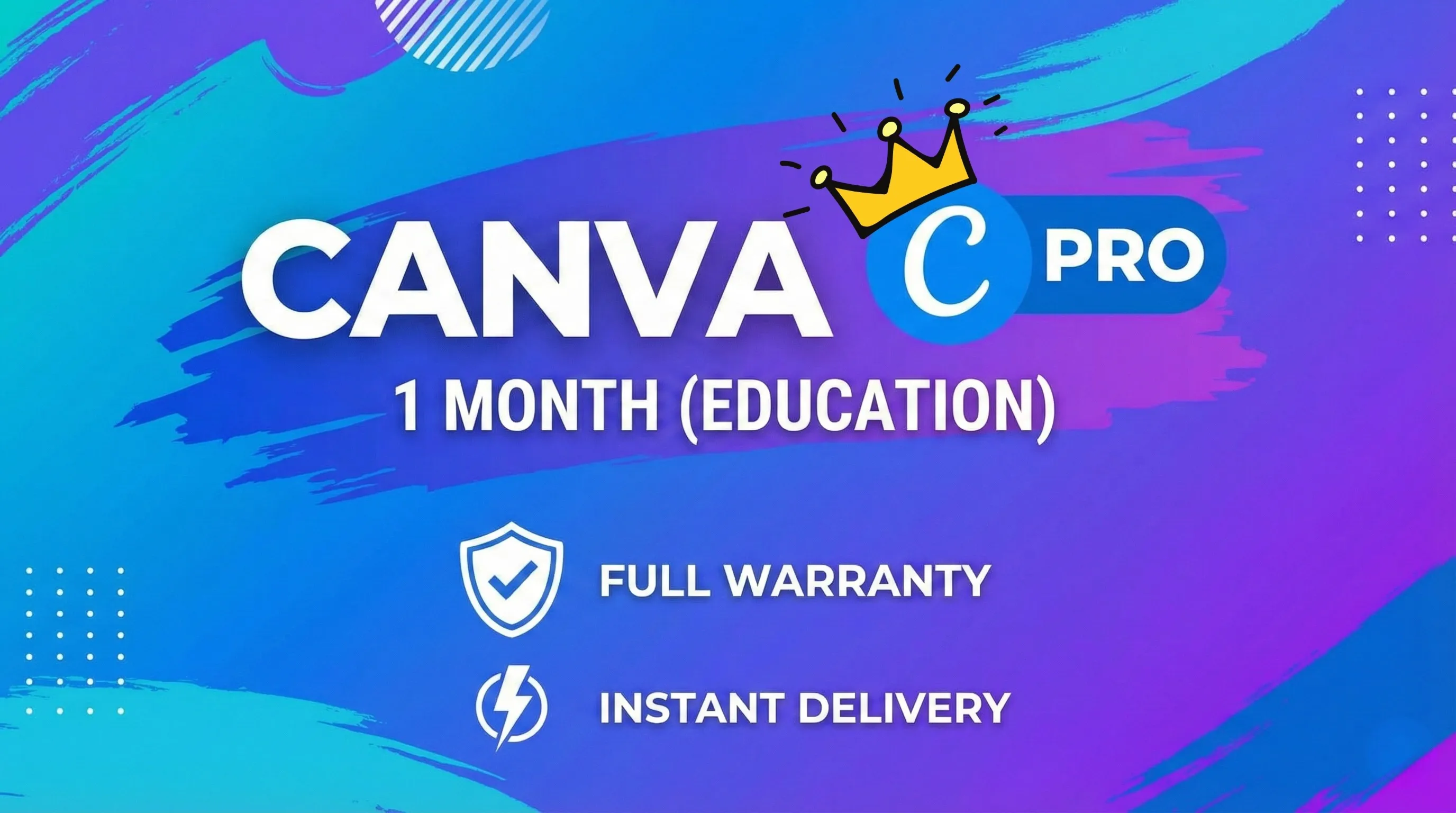 Canva Pro 1 Месяц Гарантия (Education)