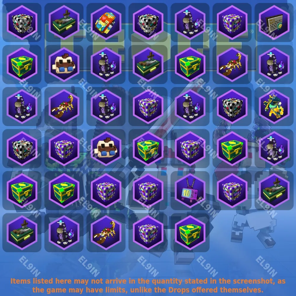 Trove Твич Дропсы 40 предметов