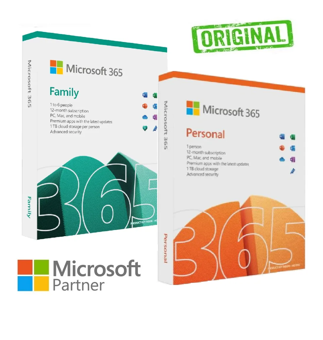 Microsoft Office 365 Семья / Персональный Партнер Microsoft Купить лицензионный ключ